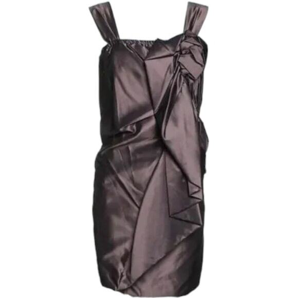 Marc Jacobs Purple Sleeveless Silk Mini Dress, S/US4 - Picture 1 of 8